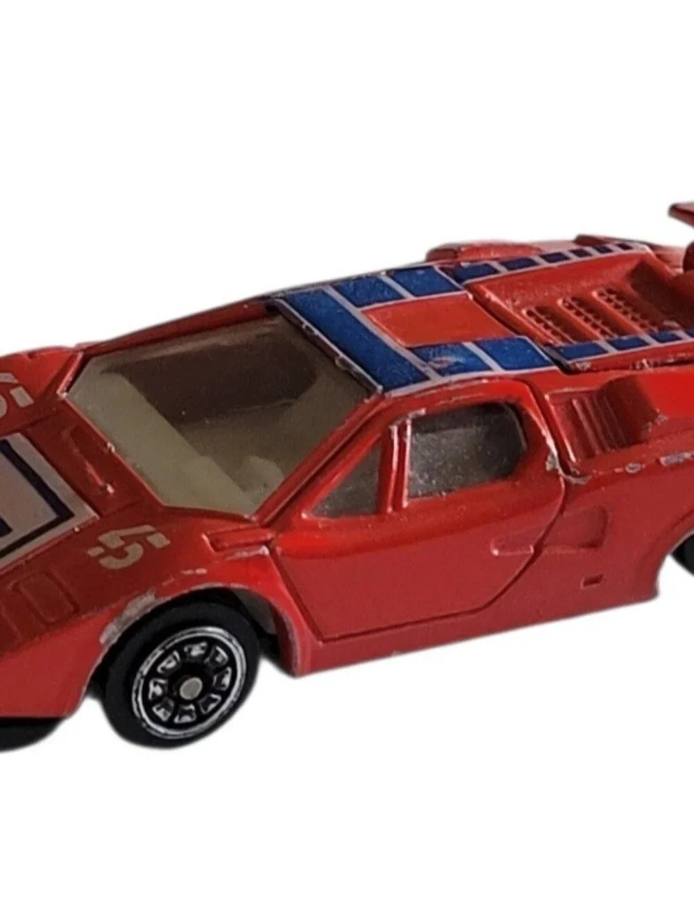 Yatming Lamborghini Countach Tomica Design Red #45 Racing Decals Die-Cast 1:64 T